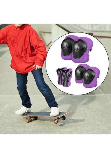 Suntek Bisiklet Açık Hava Etkinlikleri Için Çocuk Dişli Seti Mor