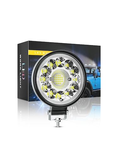 Off Road 33 Led 99 Watt Yuvarlak Sis Farı Projektör Çalışma Lamba
