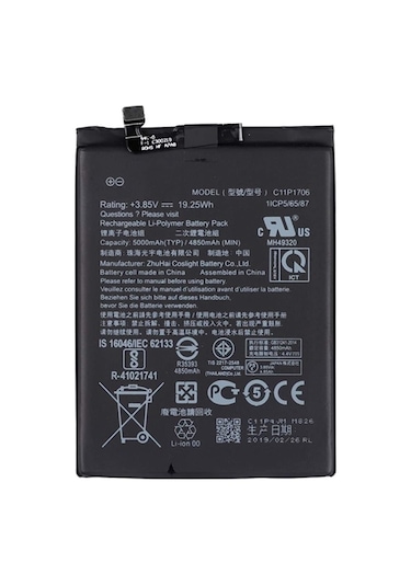 Kdr Asus Zenfone Max Pro M2 Zb631Kl Batarya Pil