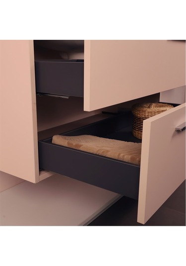 Kobos Serenity 100 Cm Banyo Dolabı Seti Rose