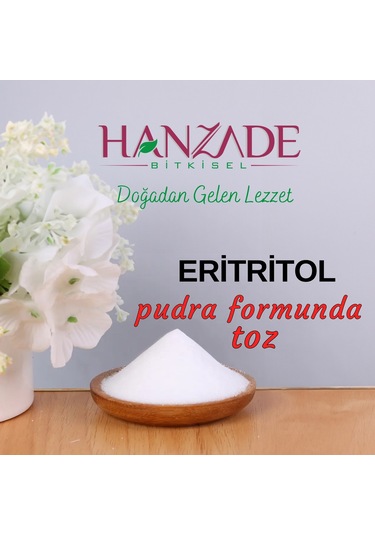Hanzade Bitkisel Eritritol Pudra Form 500 G