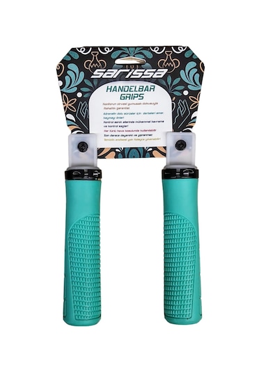 Sarissa Pvc Elcik Ergonomik Destekli Yapı Kolay Kavrama Kaymaz Bisiklet Elciği Turkuaz