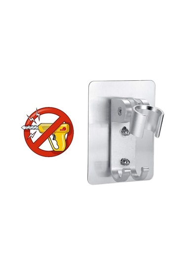 Ayarlanabilir Duş Çubuğuna Sahip 2 Parçalı Güçlü Yapışkanlı Duş Başlığı Montajı Diğer