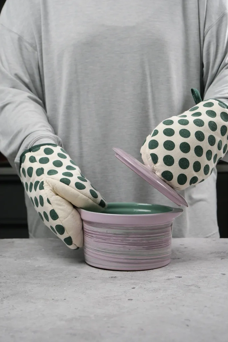 Keepitup.home Fırın Eldivenleri, 2'li Set, Pamuklu 326378801 Yeşil