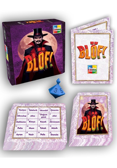 Blöf Kutu Oyunu, Strateji Kartları, Kelime Bulmaca Ve Blöf Yapma
