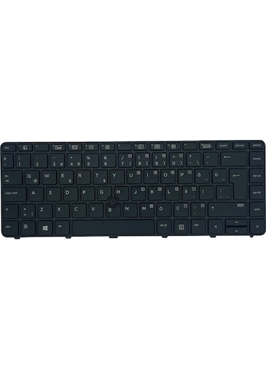 Hp Uyumlu Probook 430 G3 P5r85ea , 430 G3 P5r91ea , 430 G3 P5r97ea Işıklı Klavye Siyah Tr