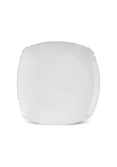 Karaca Tonny 6 Parça Opal Pasta Takımı Beyaz 19 Cm Şeffaf