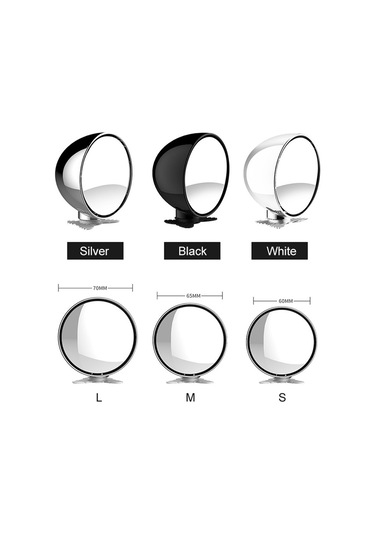 Sones 3R-045 Ayarlanabilir Kör Nokta Aynası Geniş Açılı Yardımcı Yan Ayna Çap: 70 MM Gümüş