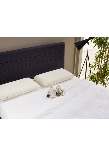 Büyük Boy Ortopedik Visco Yastık - Air Comfort Cilt Dostu Anti Uv Xxl Uyku Yastığı Yumuşak Tuşe 1 Adet Çok Renkli