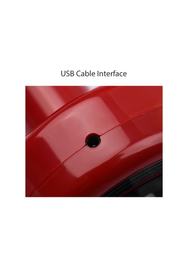 Youtek Elektrikli Isıtmalı Vakum Kan Grubu Cihazı - Akupunktur Noktalarını Uyararak Vücut Bakımı Ve Zayıflama İçin Fizyoterapi Aleti Usb İle Şarj Edilebilir Kırmızı