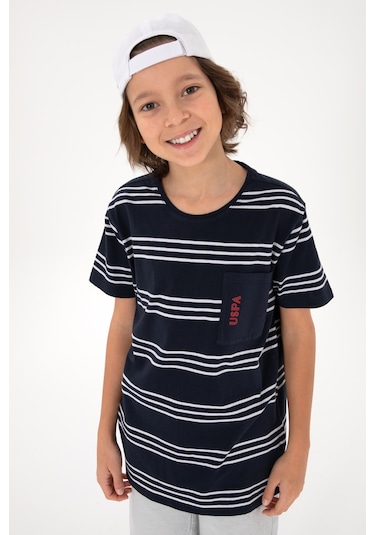 U.s. Polo Assn. Erkek Çocuk Lacivert Tişört Basic 50295562-vr033 Lacivert