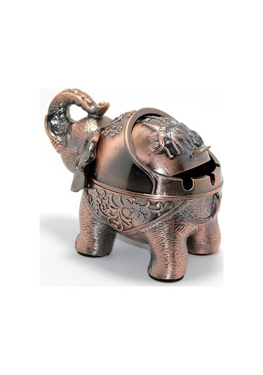 Larimar Metal Fil Figürlü Küllük Model 2 - 9094977168925lmr Çok Renkli