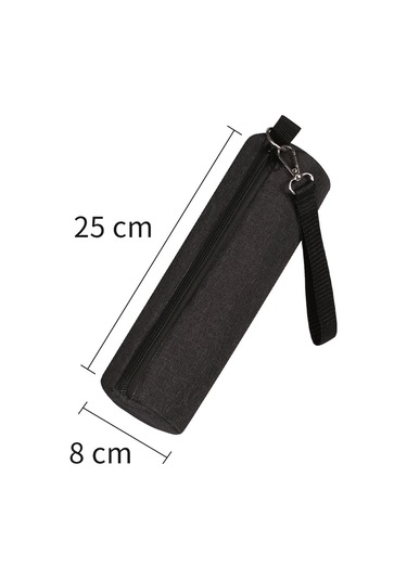 Yalıtımlı Kutu Soğutucu, Bira, İçecek Ve Meşrubatlar İçin Silindirik Soğutucu Çanta Siyah Çok Renkli