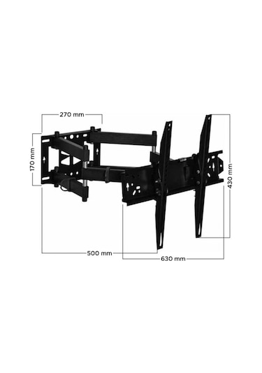 Onvo 65'' İle Uyumlu Hareketli Katlanabilir Duvar Askı Aparatı- Kaliteli