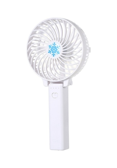 Fortunelane Katlanabilir Elden Usb Fan - 3 Hızlı Mini Masaüstü/el Fani, Seyahat Ve Ofis İçin Beyaz