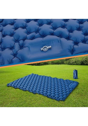 Wondernest Yatağı Yastık Uyku Turuncu Taşınabilir Su Sırt Seyahat Pedi Mat Kamp Hava Geçirmez Enflasyon Çantasıyla Basamak Ayak - Uu, Ergonomik Tasarım Altın