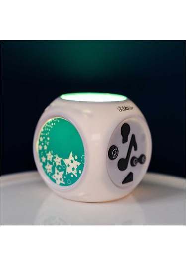 Bblüv Kübe Müzikli Gece Lambası Ve Projektör Beyaz