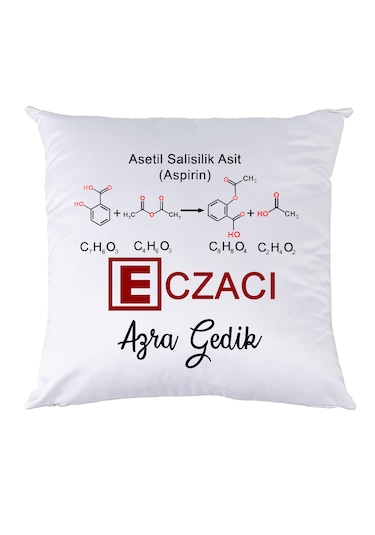 Eczacıya Hediye Isimli Yastık