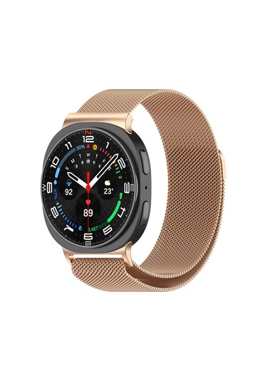 Galaxy Watch 8 Mkst Krd-01 Metal Kordon - Pembe