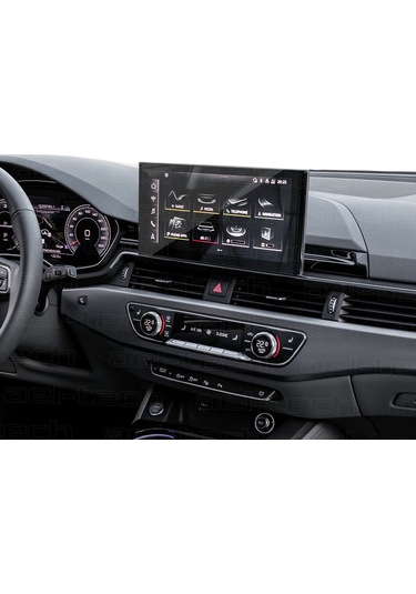 Audi A4 2019-2024 Uyumlu 10.1 İnç Navigasyon 9h Nano Ekran Koruyucu