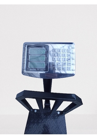 300 KG Terazi-Bariyerli-Şarjlı-Katlanır Kantar