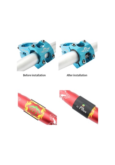 Reedark Muqzı Bisiklet Sapı Adaptörü 31.8mm'den 35mm'ye, Alüminyum Alyüzyon, Sağlam Ve Dayanıklı, Mountan Ve Yol Bisikletleri İçin, Altın Renk