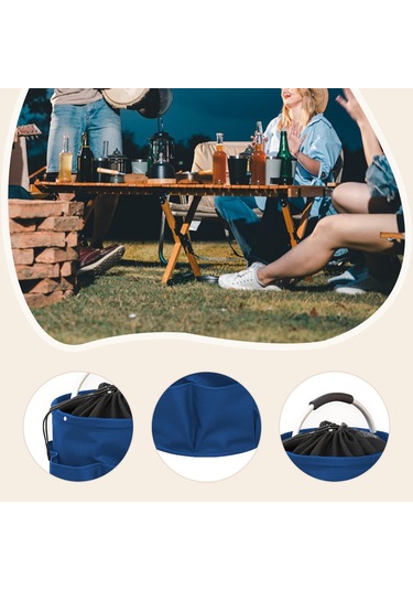 Suntek Ev, Bahçe, Seyahat Ve Diğer Amaçlar İçin Kulplu Koyu Mavi