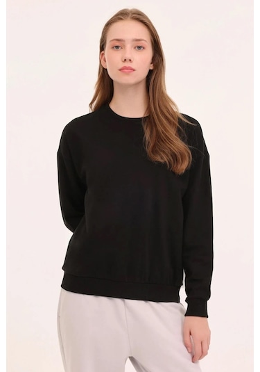 Kinetix Wb C Neck 16sn82 4pr Siyah Kadın Sweatshirt 101783956 Siyah