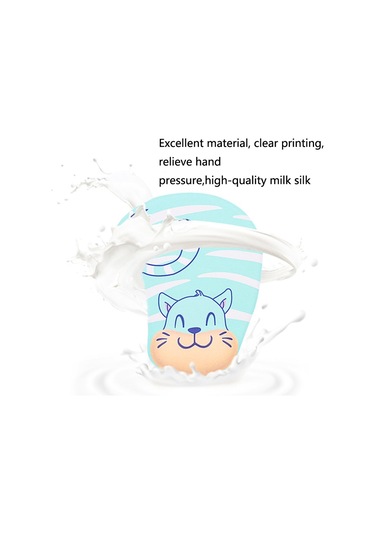 2 Parça Silikon Rahat Yastıklı Kaymaz El Dinlendirme Bileklik Mouse Pad, Renk: Fil