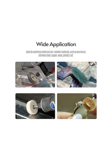 Geeksen 25 Parçalı Elektrikli Taşlama Aksesuar Seti - Cilalama, Kesme Ve Temizleme İçin Komple Ekipman