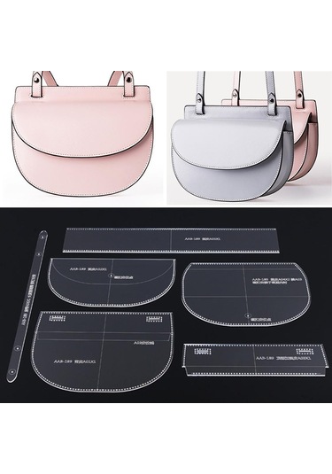 Suntek Deri Cüzdan Çanta Için Şeffaf Akrilik Şablon Desen