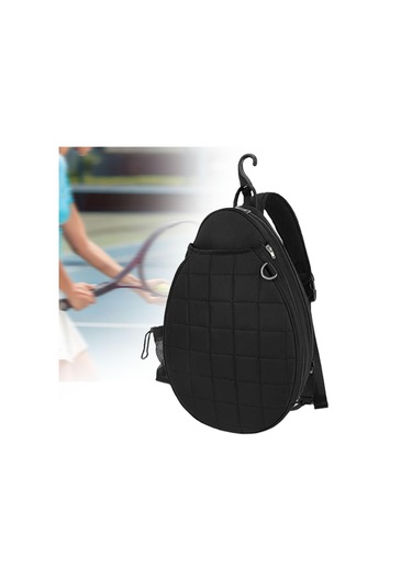 Suntek Erkekler Kadınlar İçin Tenis Çantası Siyah