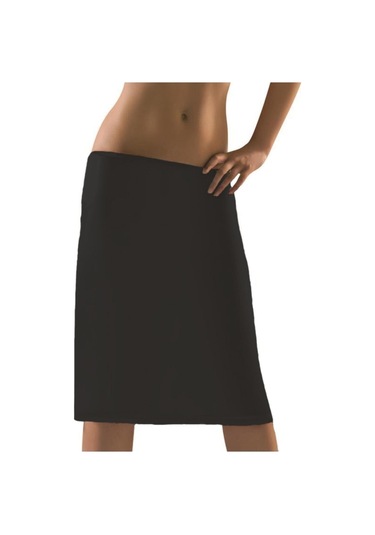 Siyah Renk Uzun Jüpon Siyah