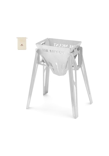 Dışarıda Kullanıma Uygun 304 Paslanmaz Çelik Bölünür Kahve Filtresi, Taşınabilir Elden Dökme Konik Filtre Kupa Gümüş Gümüş