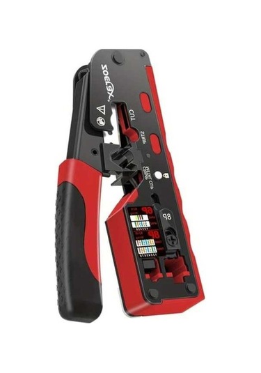 Besthome1 Dream011 Zoerax Kırmızı Rj45 Sıkma Aracı, Cat7-5e Tel Kesici Yedek Bıçaklı