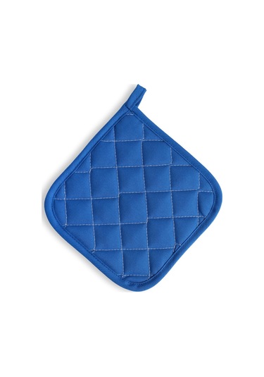 Yanmaz Fırın Eldiveni Ve Fırın Tutacağı 1 Eldiven 1 Tutacak Mavi