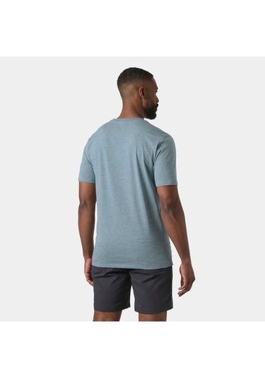 Helly Hansen Hh Tech Logo Erkek T-shirt-32439 Mavi