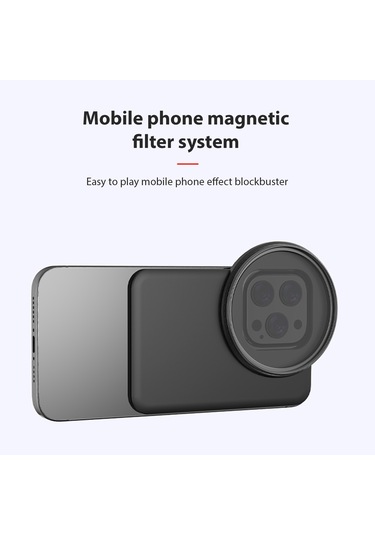 Springsun 6.7 İnç Manyetik Telefon Filtre Tutucusu 67mm Cpl Filtreli Telefon Filtre Tutucu İphone Uyumlu 15 Pro Max/ İphone Uyumlu 15 Plus