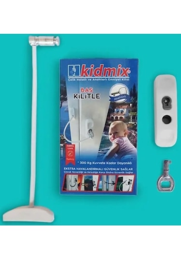 Kidmix Halatlı Pvc Pimapen Pencere Çocuk Kilidi