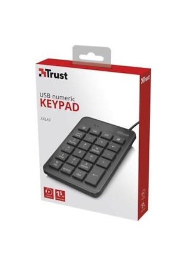 Trust 22221 Sayısal Klavye Keypad Siyah