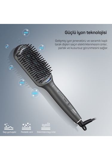 Arzum AR5071 Trendcare Saç Düzleştirici Fırça