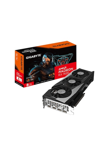 Gigabyte AMD Radeon RX 7600 Gaming OC GV-R76GAMING OC-8GD 8 GB GDDR6 128 Bit Ekran Kartı