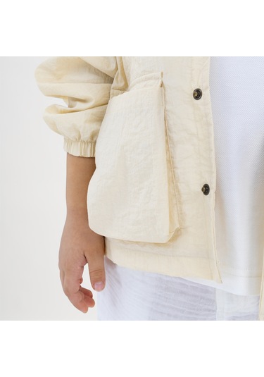 Erkek Çocuk Cepli Detaylı Yağmurluk 2411bk33001-4463 001