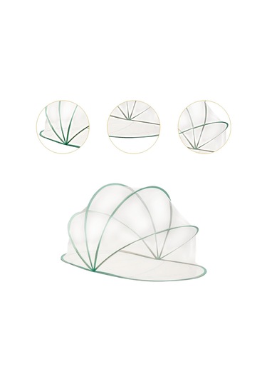 Suntek Bebek Beşiği İçin File, Sebze Yatağı File Örtüsü 115cmx65cmx65cm