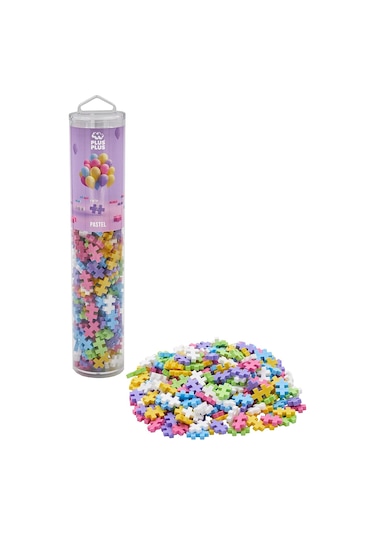 Plus Plus Pastel Mix, 240 Parça, Tüp İnşa Ve Yapı Seti Oyuncağı