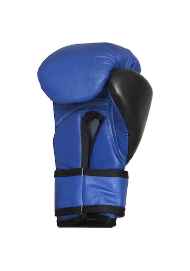 Dosmai Profesyonel Deri Boks Kick Boks Eldiveni Mavi Siyah El347 Mavi - Siyah