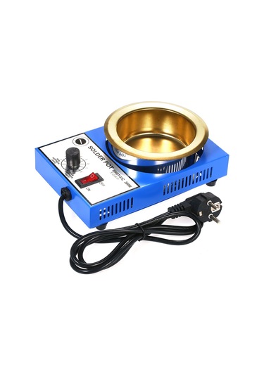 Hallow 300 W 220 V 100 MM 1200g Mini Kurşunsuz Lehim Pot Titanium