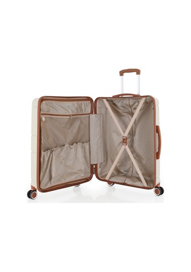 Mçs Polipropilen Valiz V375 55 Cm S23sy100000155 11139 Kemik - Kahverengi
