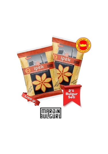İpek Bulgur İnce Midyat Pilavlık Bulgur 2 x 5 KG