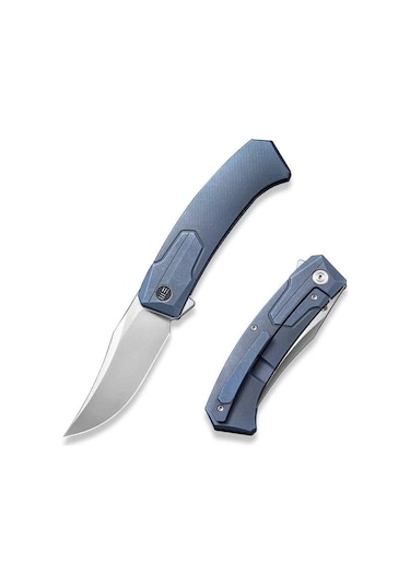 We Knife Shuddan Titanium Blue Kamp Çakı Mavi